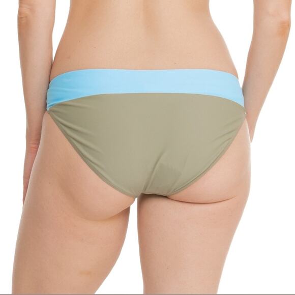 Prana Tulum Bikini Bottom Sweet Agave Color Block green orange blue - Picture 2 of 3